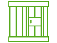 Icon of prison bars