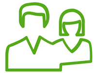 Icon of two adults