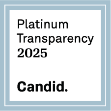 Seal of transparency from Candid.org- Platinum Level 2025.